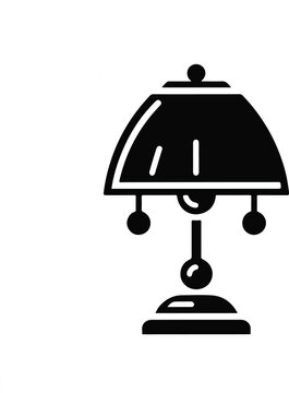 recommend clip art: table lamp vector