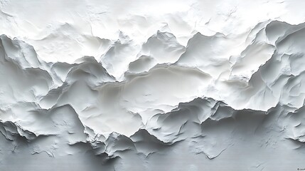 Fototapeta premium white paper texture featuring crumpled and wrinkled surfaces with visible creases