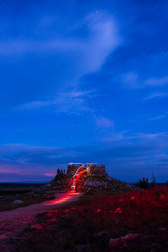Libby Flats Observation Area Snowy Range Medicine Bow National Park Wyoming Forest Astro Photography Light Painting