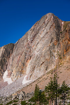 Medicine Bow Peak in Snowy Range Wyoming Medicine Bow National Park Forest