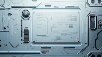 Futuristic hallway background