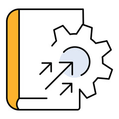 Guided Success Icon. Transparent PNG Illustration of a Compass with Upward Arrows