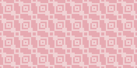Elegant geometric pattern in pastel pink