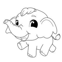 baby elephant cartoon