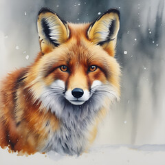 Obraz premium Fox portrait 