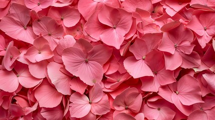 An arrangement of pink flower petals reaching an exact locality