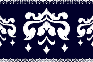 blue and white ikat background
