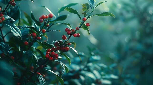 Around everything stands the erythroxylum tea plant