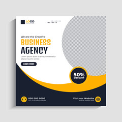 Digital Marketing social media and Instagram post template