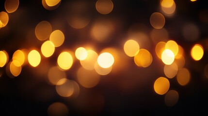 Softly blurred golden Christmas lights illuminate the surrounding area, adding warmth and joy to the festive holiday spirit. Generative AI