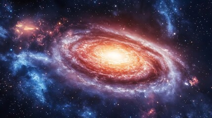 Fototapeta premium Spiral Galaxy in Deep Space