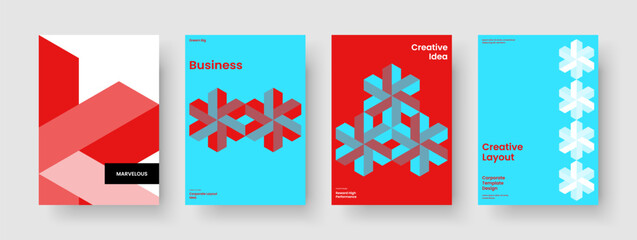 Obraz premium Creative Report Template. Modern Background Design. Abstract Business Presentation Layout. Flyer. Banner. Book Cover. Poster. Brochure. Catalog. Brand Identity. Handbill. Portfolio. Journal