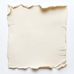 Unfolded piece of parchment antique paper background