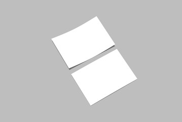 a4 certificate blank mockup