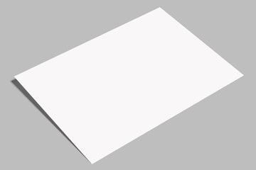 a4 certificate blank mockup