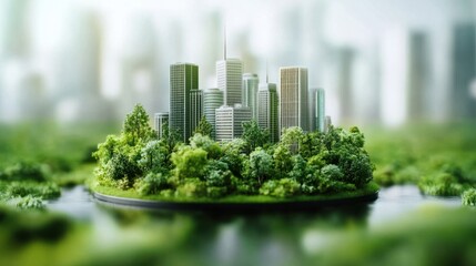 Photo realistic digital marketing strategies for eco friendly brands leveraging data analytics and green technology to promote sustainability and reduce environmental impact