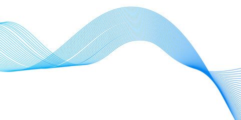 abstract blue wave background. Blue minimal round lines abstract background,Abstract colorful wave element for design,Isolated on blue background. gray and white wavy stripes background,