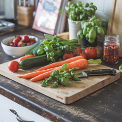 Rustic Kitchen Countertop