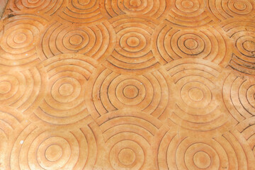 Fototapeta premium Abstract circle shape of stone texture background,brown circle background,old wallpaper,space for text.