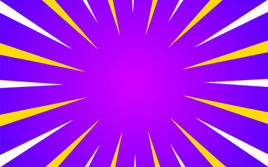 Blank cartoon template comic background