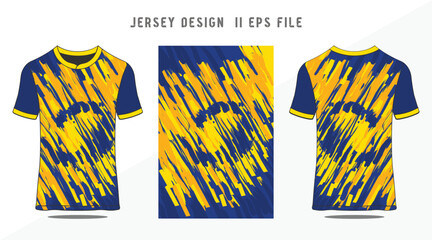 Abstract grunge jersey design