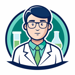 Dynamic Healthcare Professionals in Lab: Realistic Vector Illustration