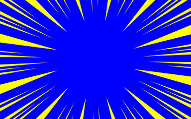 sunburst comic effect background with halftones. pop art comic style vector background.