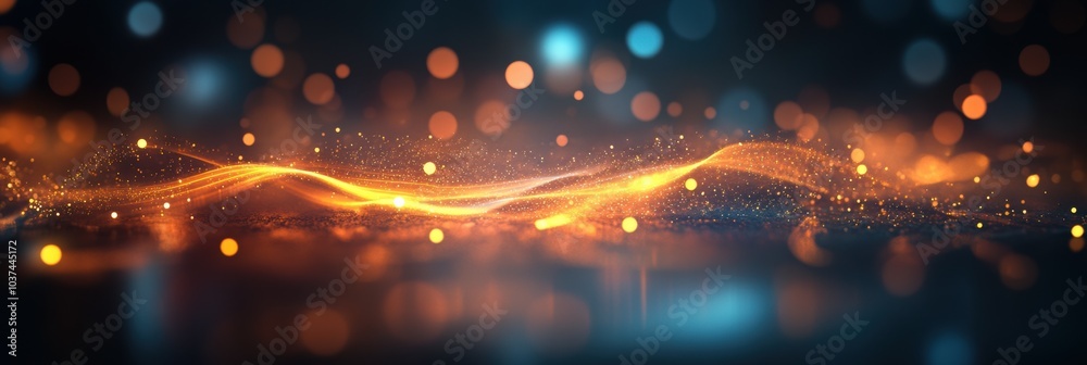 Aufkleber softly glowing and vibrant christmas lights create an enchanting atmosphere in the dark, adding warm
