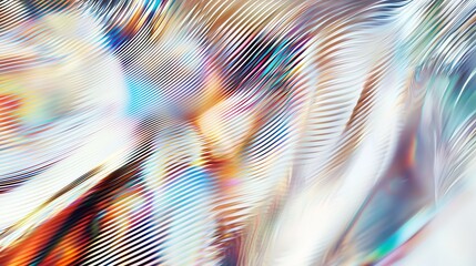 Abstract light waves: colorful iridescent textured pattern with fluid dynamic movement