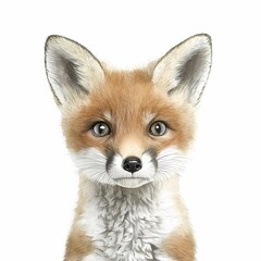 Adorable Baby Animal Watercolor Illustration