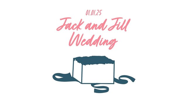 Wedding Present Animated Title Intro