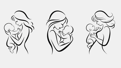 Mother Love, Mother Day, Mother Love logo, Mother Logo, Mother Son Love, Mother and Son