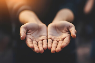  image showing support for victims of violence, featuring hands reaching out in solidarity, a broken chain representing freedom from abuse, and a soft light signifying hope, healing, and resilience.
