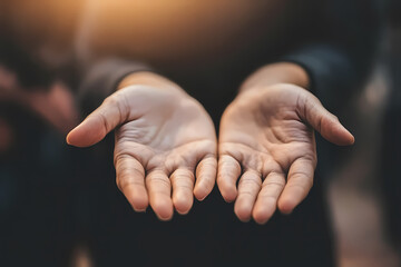  image showing support for victims of violence, featuring hands reaching out in solidarity, a broken chain representing freedom from abuse, and a soft light signifying hope, healing, and resilience.
