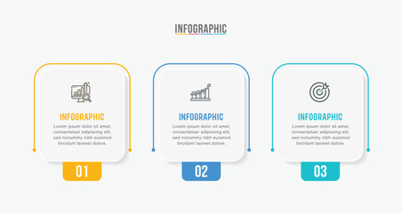 Timeline infographic template design. 3-4-5 options or steps business infographic template design. Can be used for process diagram, presentations, workflow layout, flow chart, steps, banner.