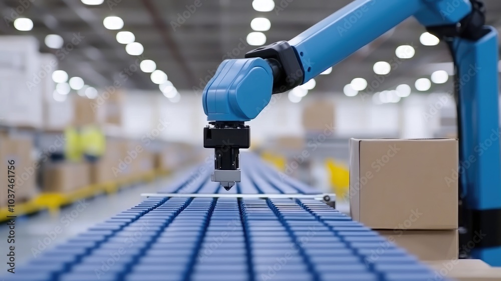 Poster optimizing automated systems with smoothly running robotic arms in industry