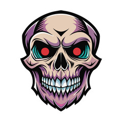 Fototapeta premium Skull Illustrations Design for Outdoor t-shirt Design