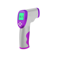 Electronic modern thermometer with screen for displaying body temperature