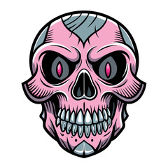 Fototapeta premium Skull Illustrations Design for Outdoor t-shirt Design
