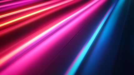 Fototapeta premium A futuristic holographic logo with reflections and plenty of space for text 