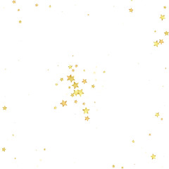 Magic stars vector overlay.  Gold stars scattered
