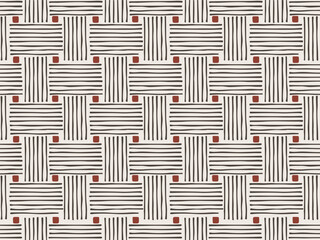 BASKET WICKER WEAVE REPEAT PATTERN. MINAMILISTIC SEAMLESS WICKER WEAVE IN VECTOR FILE