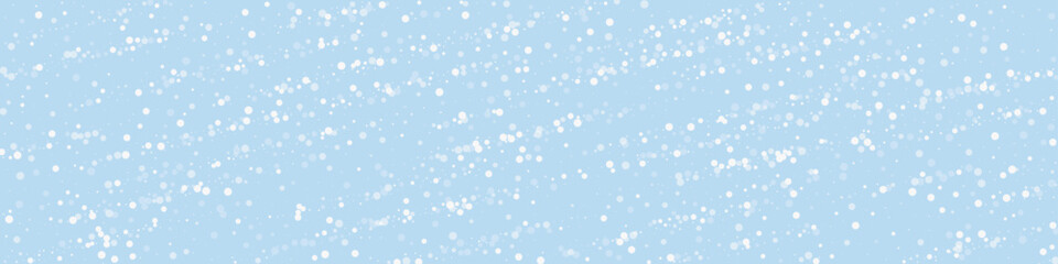 Snowy christmas background. Subtle flying snow