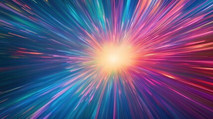 Obraz premium Abstract Light Burst