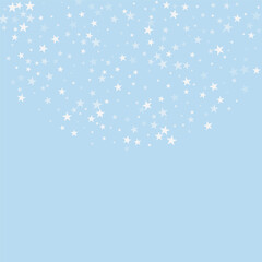 Falling snowflakes christmas background. Subtle