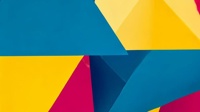abstract colorful background with triangles and vector shapes