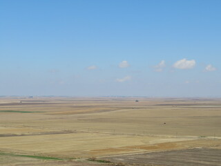 beautiful landscape plateau plain horizon grandeur field agriculture