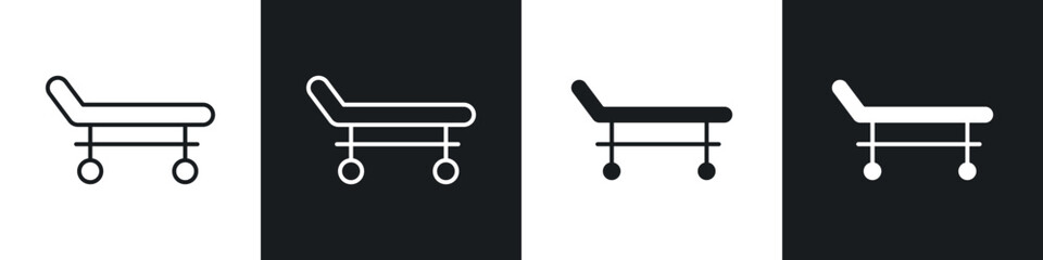 Stretcher icon. isolated vector icon.