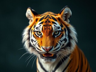 Fototapeta premium Photorealistic Funny tiger image