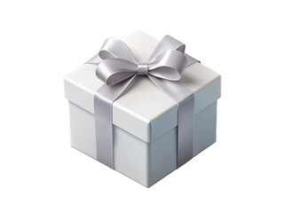 Obraz premium Gift box isolated on white. Transparent PNG. 